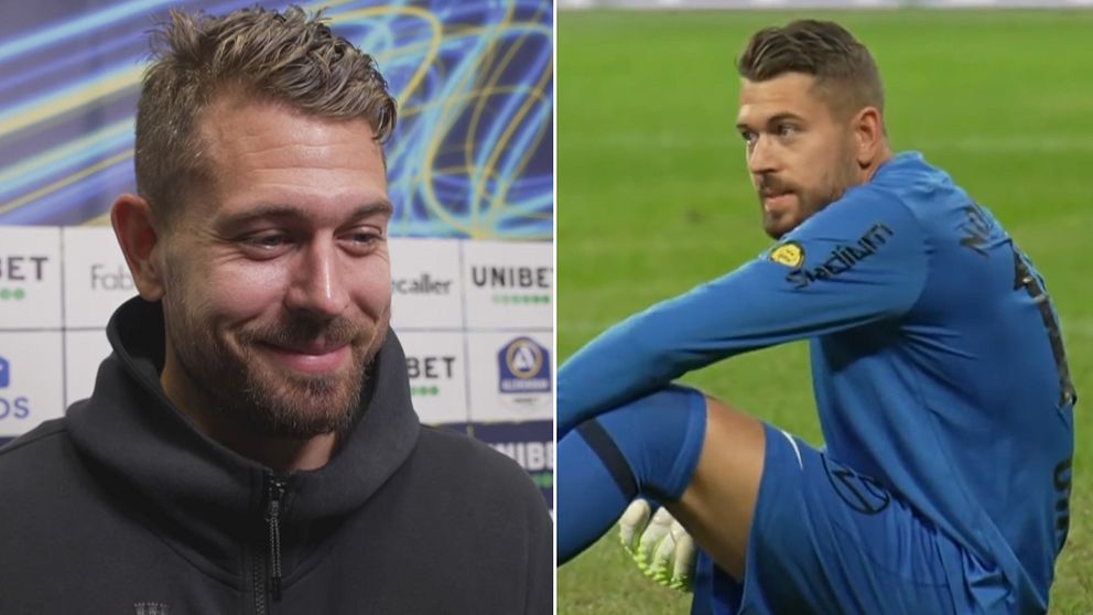 Hör Kristoffer Nordfeldt om att han satte sig ner i slutet av matchen