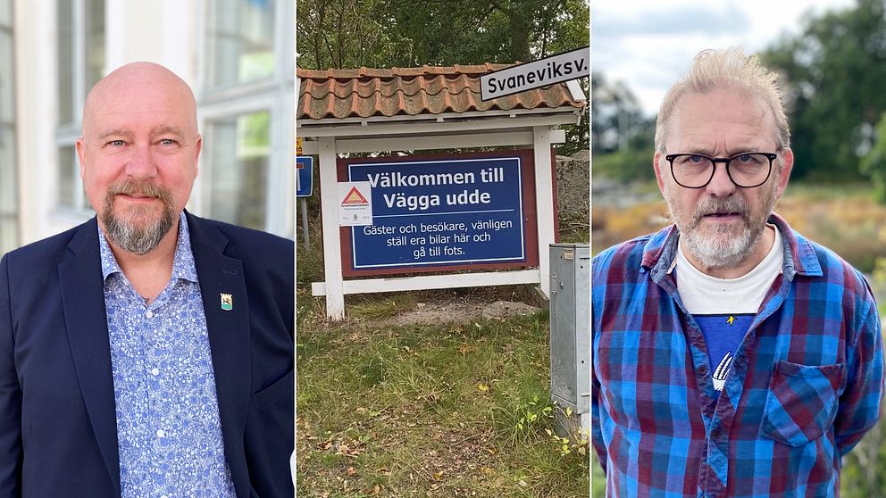 Kommunalrådet Magnus Gärdebring (M).  Före detta lokalpolitikern Anders Englesson.