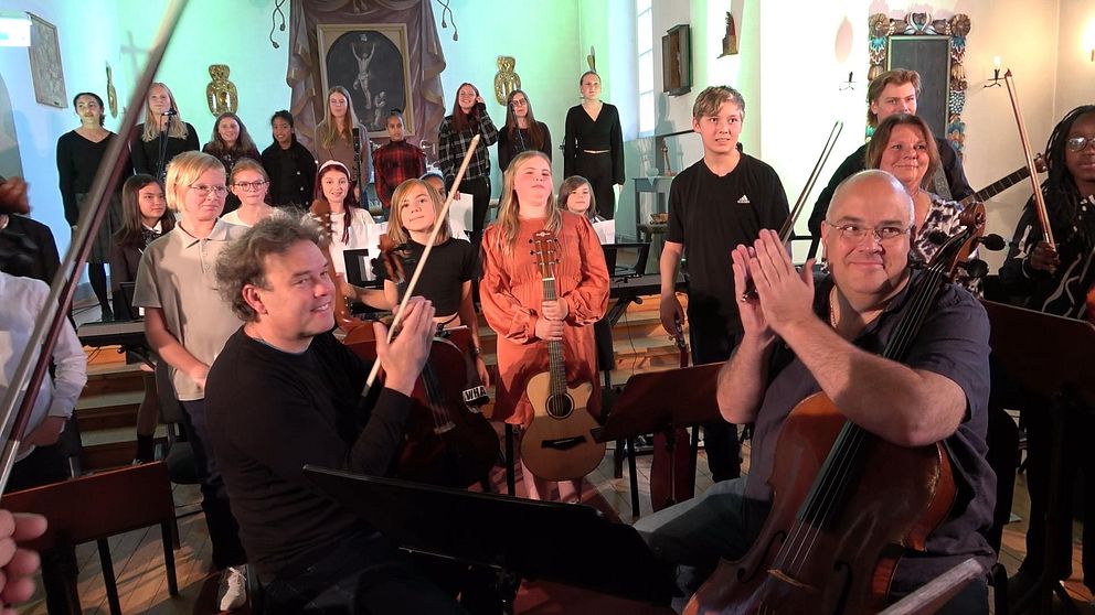 Kulturskolan i Härjedalen tillsammans med världsartister vid Funäs Festival