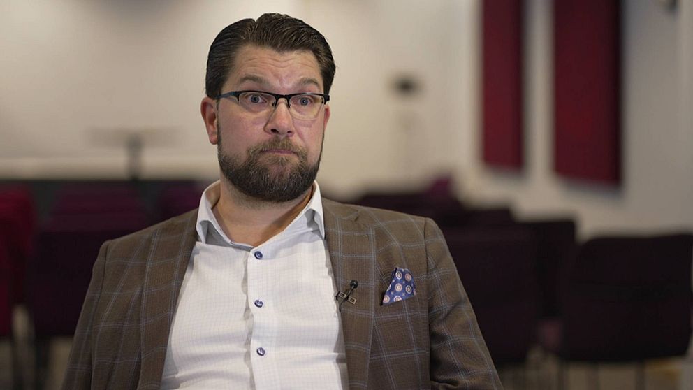 Sverigedemokraternas partiledare Jimmie Åkesson.