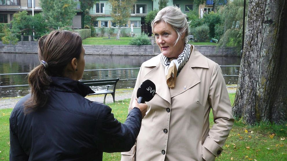 Lena Rådström Baastad, landshövding och ordförande i energi- och klimatrådet, intervjuas om miljömålen