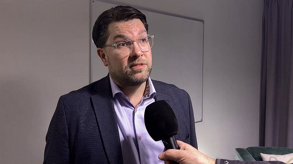 Jimmie Åkesson intervjuas om tonårsutvisningar och Centerpartiets asylpolitik.