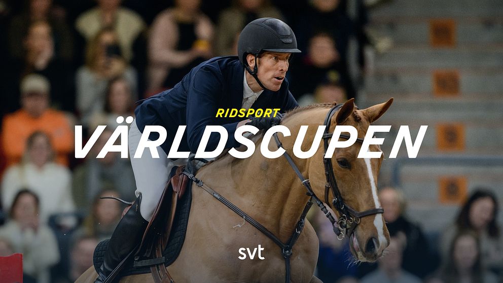 Henrik von Eckermann på hästen King Edward. – Ridsport: Världscupen