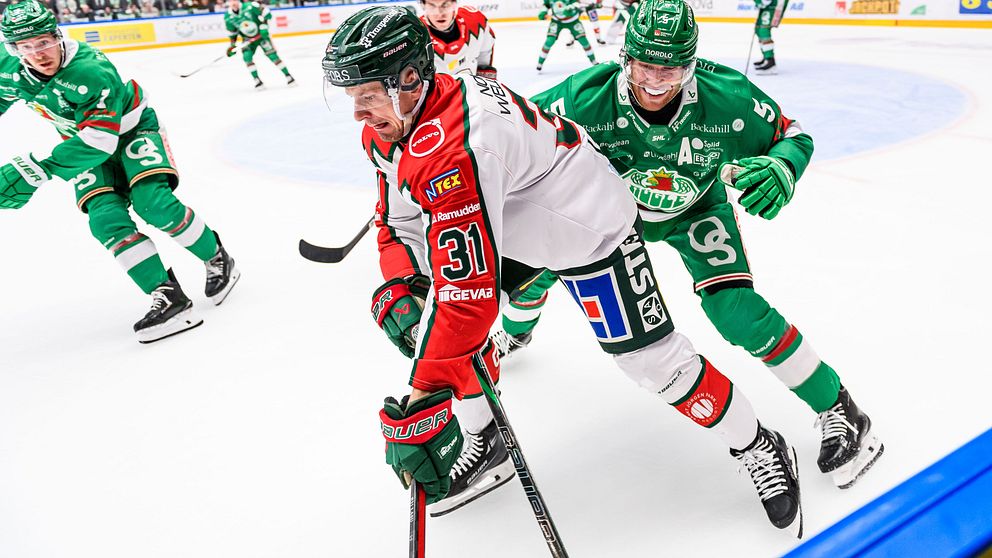 Se höjdpunkter från matchen mellan Rögle och Frölunda.