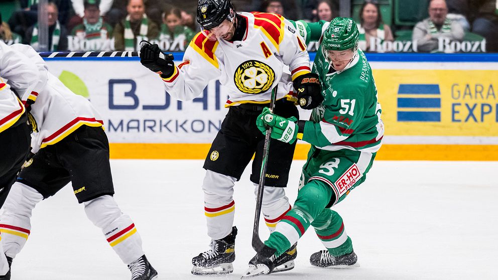 Se höjdpunkter från matchen mellan Rögle och Brynäs.