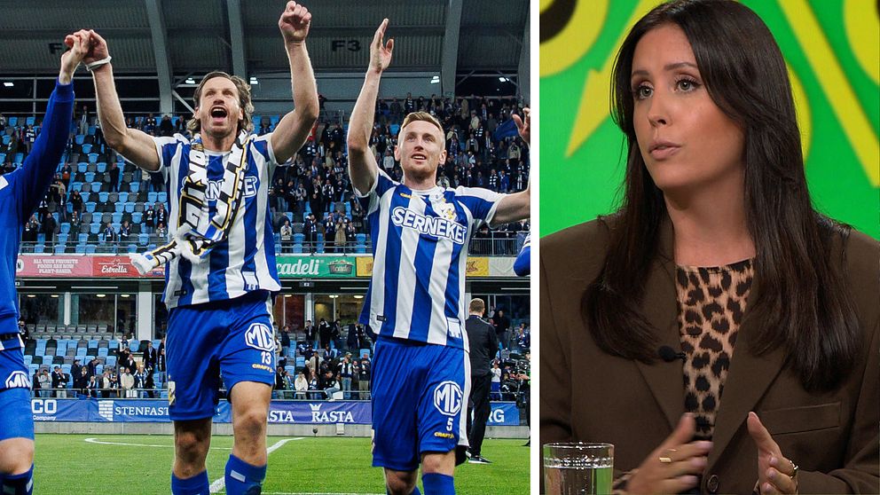 Göteborg jublar efter derbyvinsten mot Gais och Therese Strömberg.