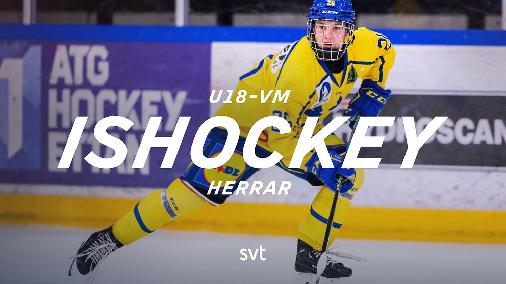 Sveriges Alexander Zetterberg. – Ishockey: U18-VM
