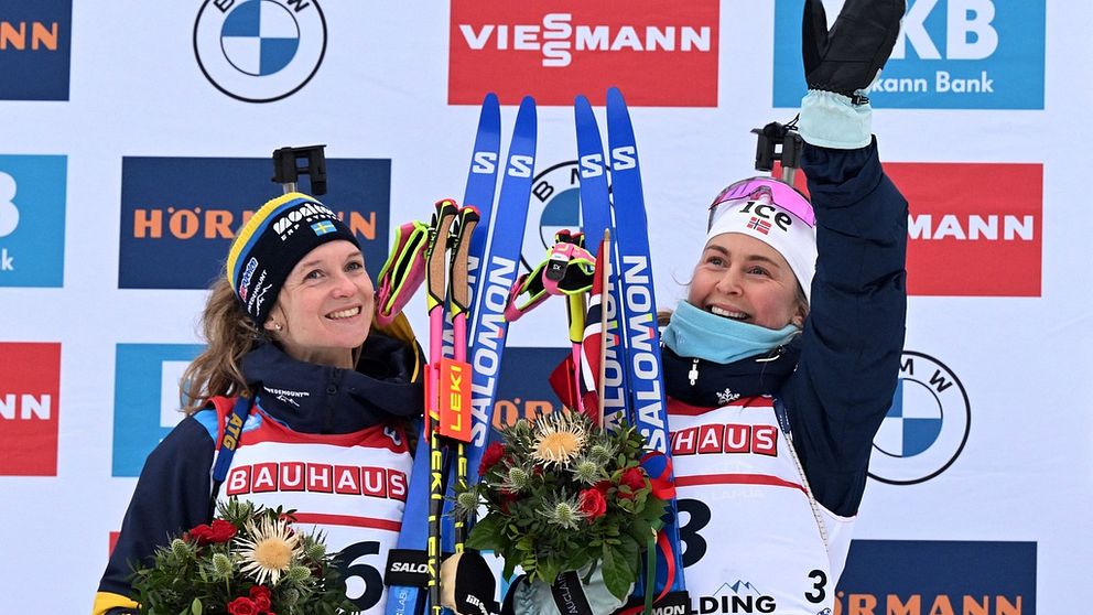 Skidskytte: Ingrid Landmark Tandrevolds hyllning till Mona Brorsson | SVT Sport