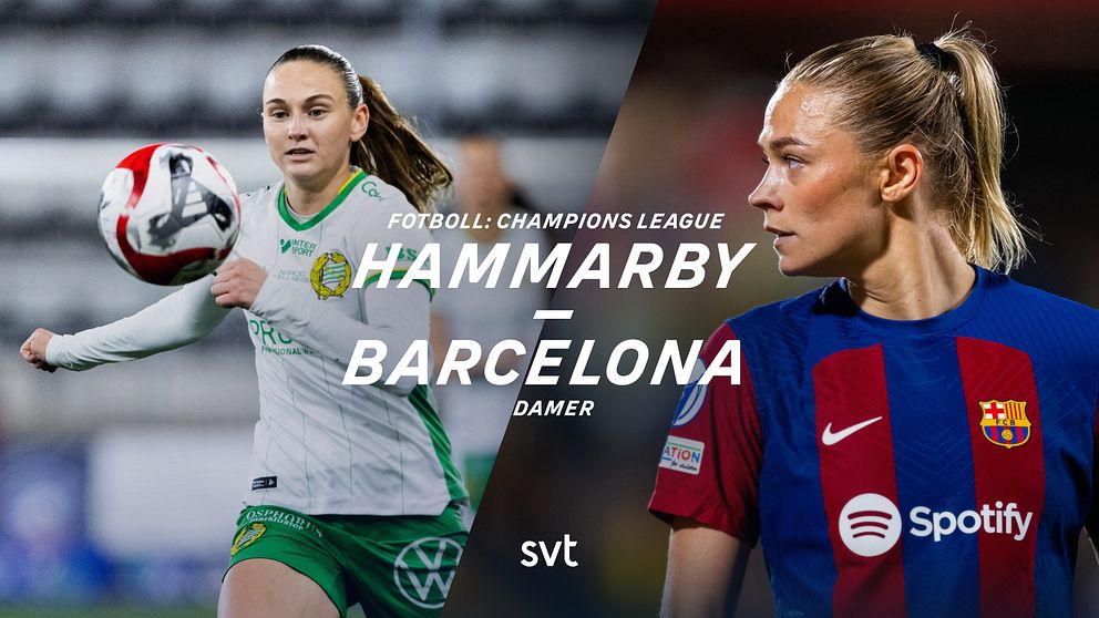Direkt från Stockholm. Hammarby tar emot det spanska storlaget Barcelona i den femte gruppspelsomgången från damernas Champions League. – Hammarby-Barcelona