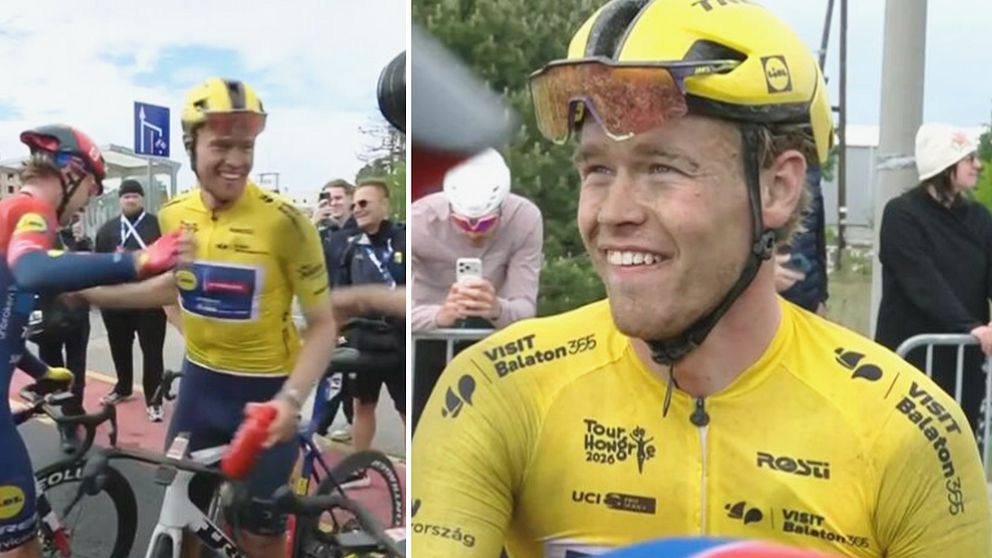 Cykel: Jakob Söderqvist vinner Ungern runt – trots vurpa | SVT Sport