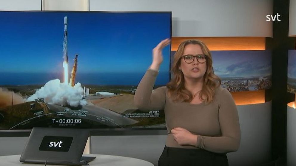 Programledaren tecknar ”rymden”