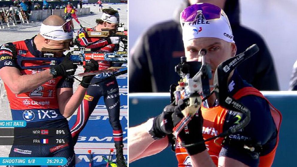 Skidskytte Frankrike Diskas Stj rnan Sk t Ett Skott F r Mycket SVT 