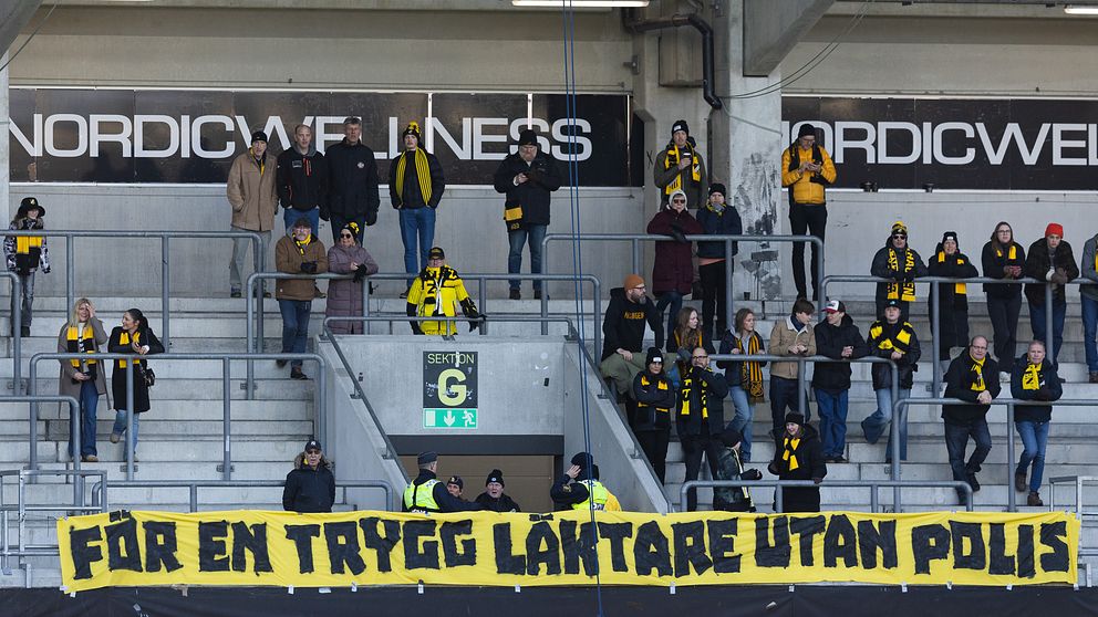 Hör supporterföreningens ordförande om Polisens beslut: ”Pyr en del oro” Foto: Michael Erichsen / BILDBYRÅN