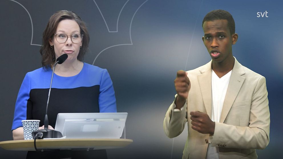 Programledare Abdi tecknar ”ansöka”