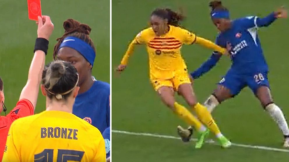 Kadeisha Buchanan fick två gula kort i CL-semin