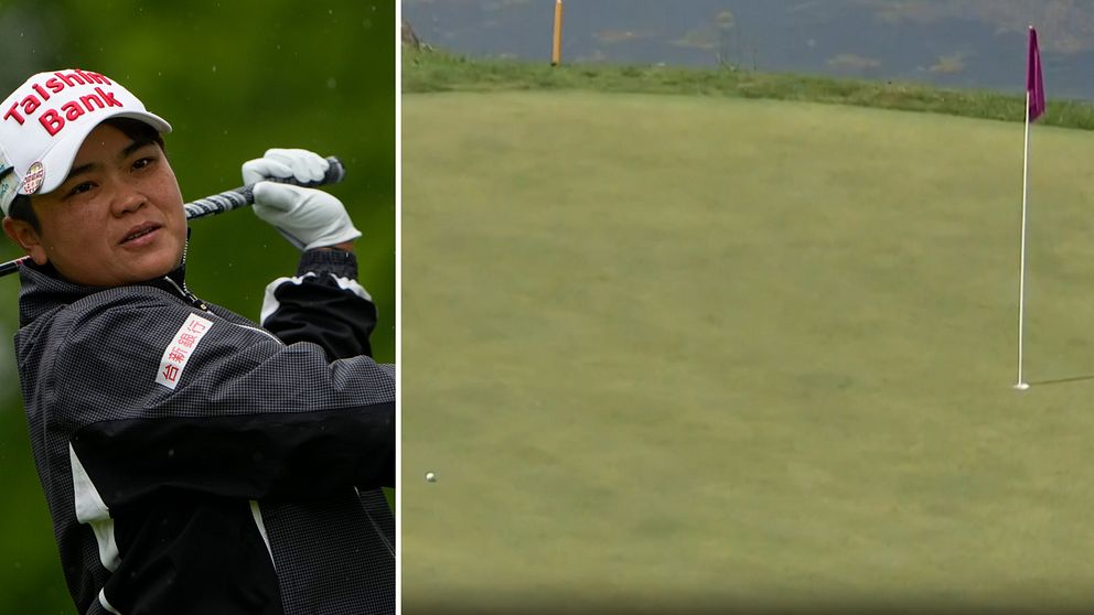 Peiyun Chien från Taiwan stod för hole in one i Evian Championship.