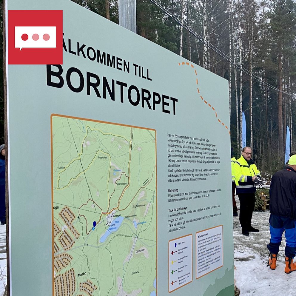 Borntorpets friluftsområde i Skinnskatteberg har fått ett ansiktslyft.