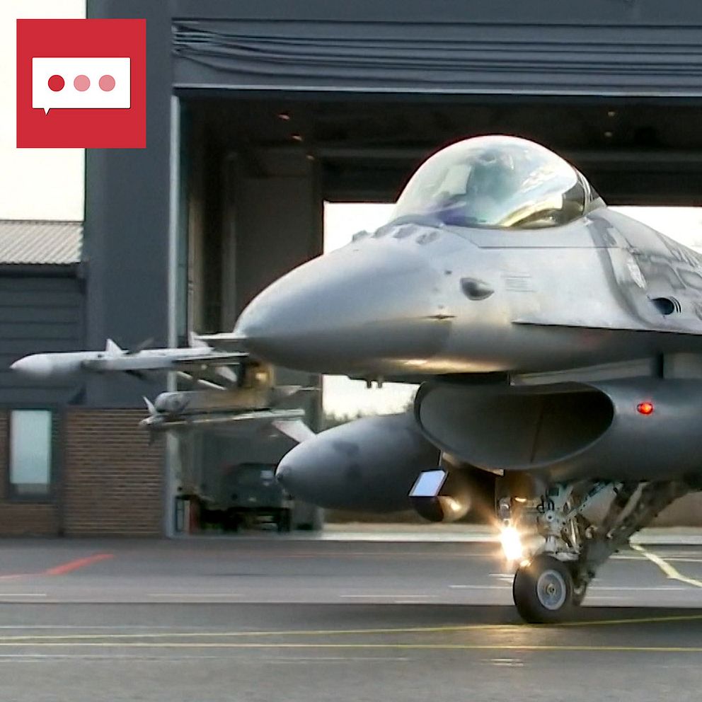Det H r Kan F 16 Betyda F r Kriget I Ukraina SVT Nyheter