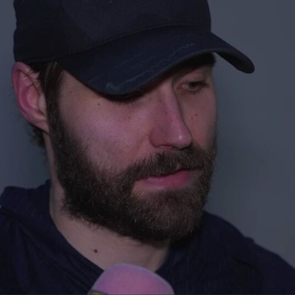 En mycket besviken Ludvig Rensfeldt efter förlusten mot Brynäs