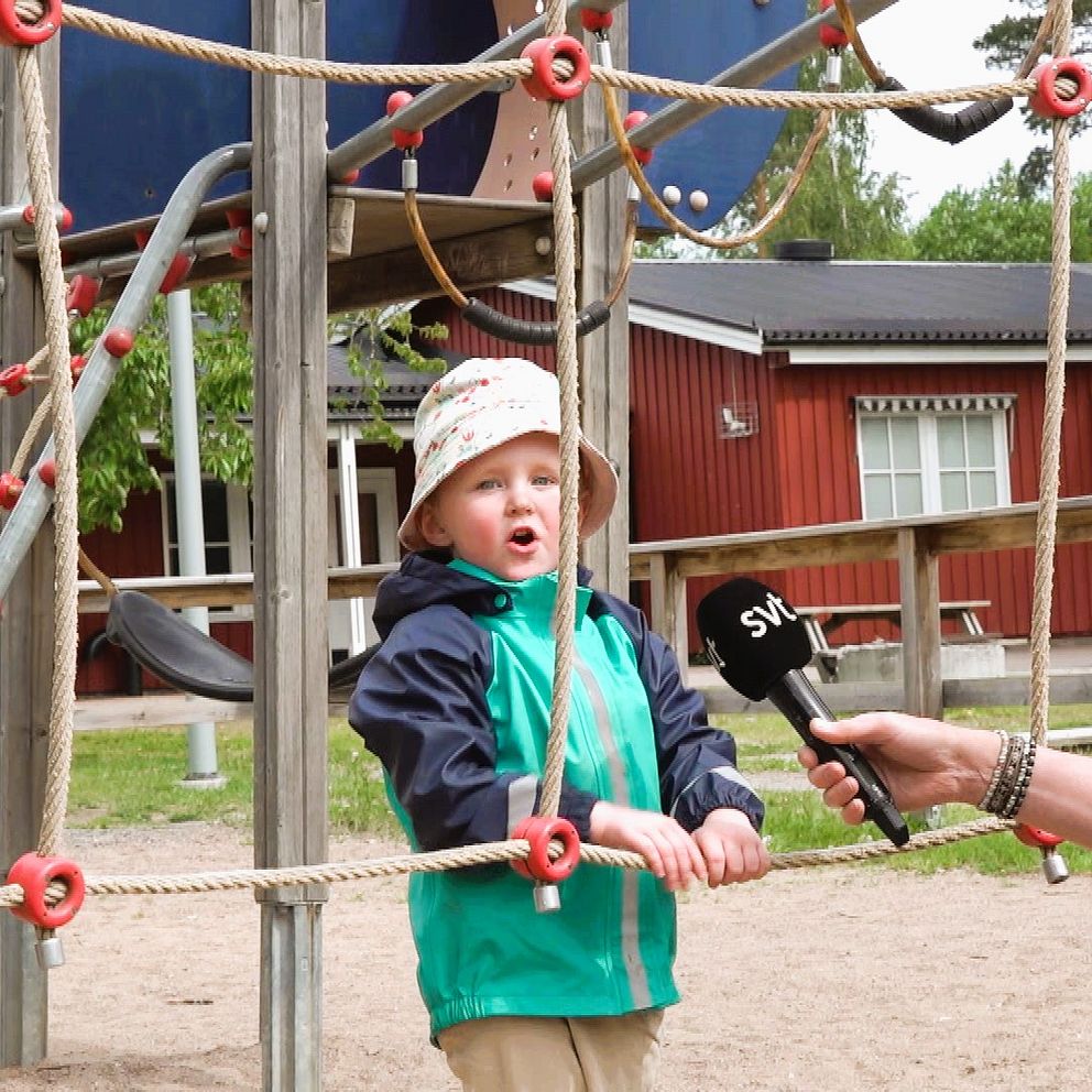 Barn och reporter