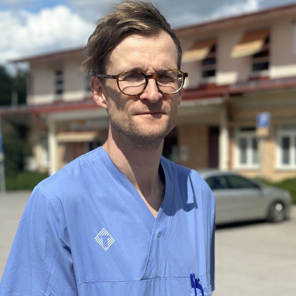 ST läkare Oscar Edström Granlo hälsocentral.