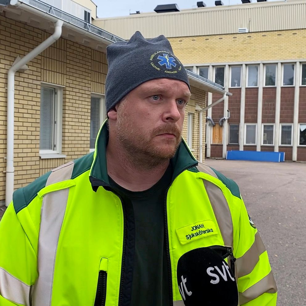 Sjuksköterskan Jonah Senften.