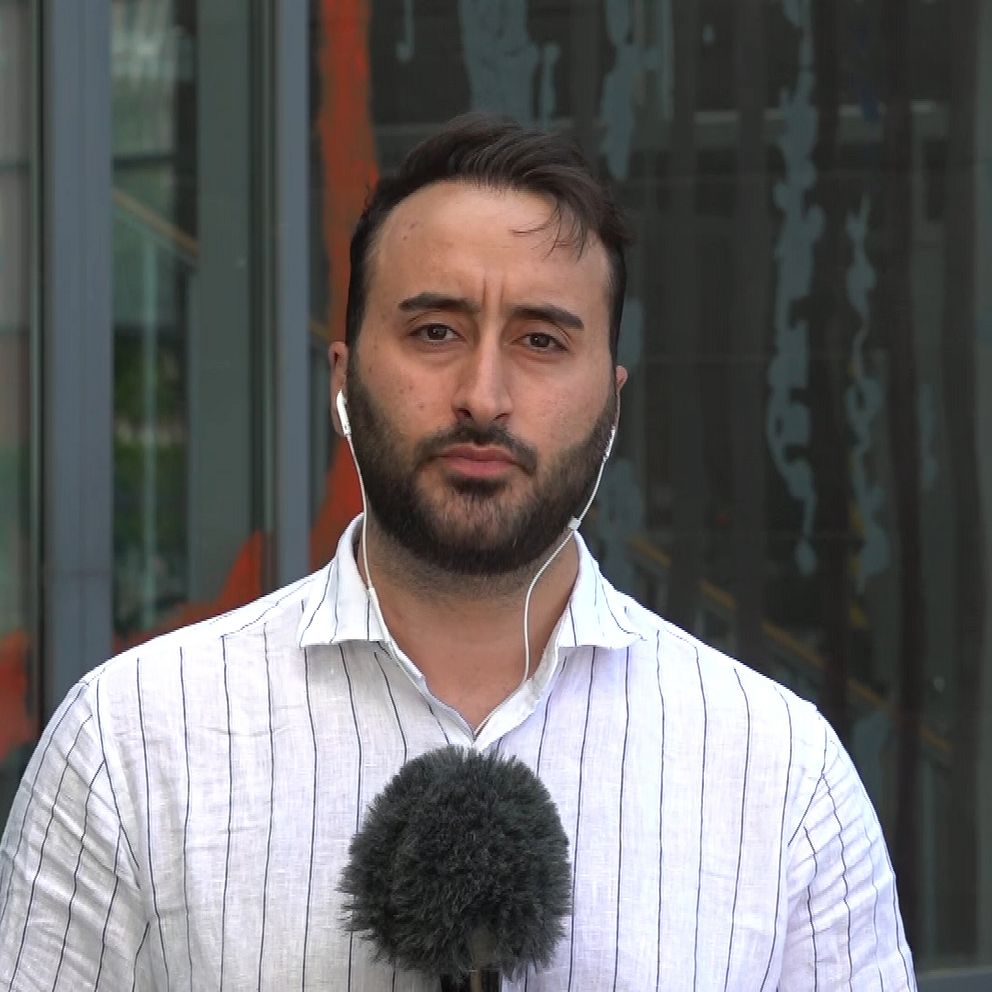 SVT Västs reporter George Adam