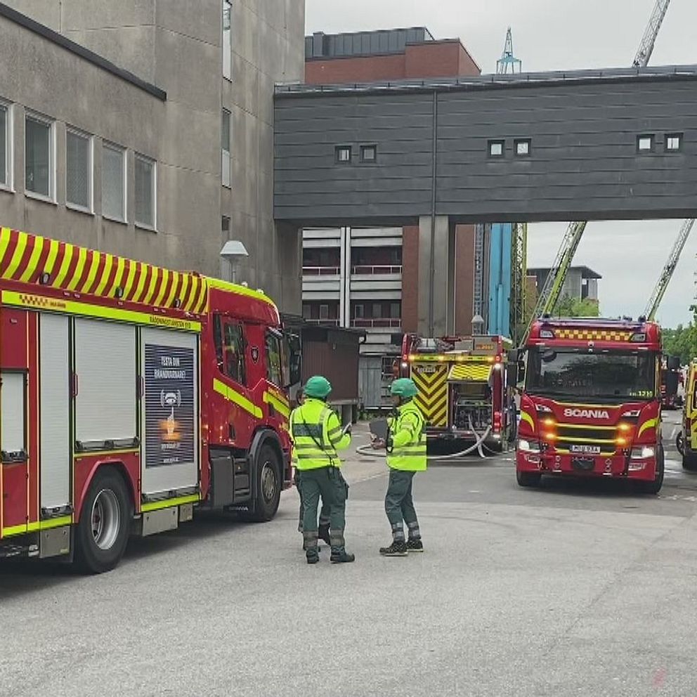 brand vid biomedicin i Lund