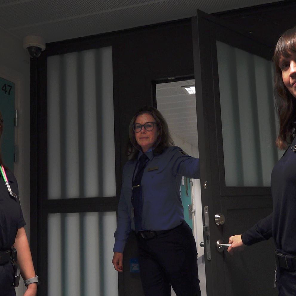 Häktespersonal i Uppsala: Angelica Stark, Pernilla Vikström och Camilla Russmark