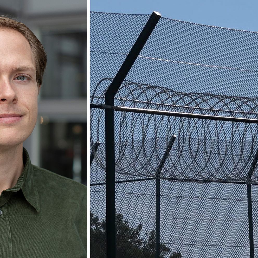 Erik Ulnes Rädda Barnen och staket med taggtråd