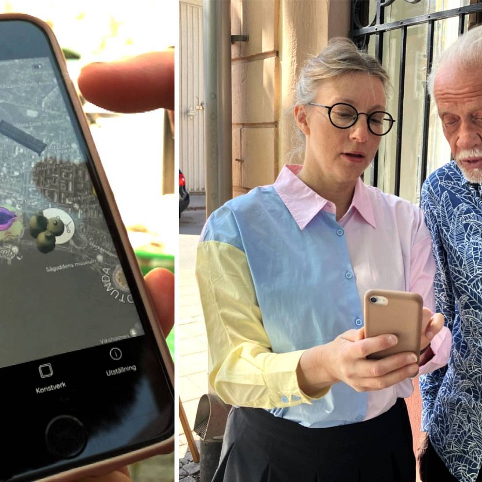 På 130 olika platser i Sverige, däribland Arvika, kan man från och med på lördagen ta del av utställningen Vävda rum. Verken är virituella och gjorda i AR-teknik med samma teknik som spelet Pokémon Go.