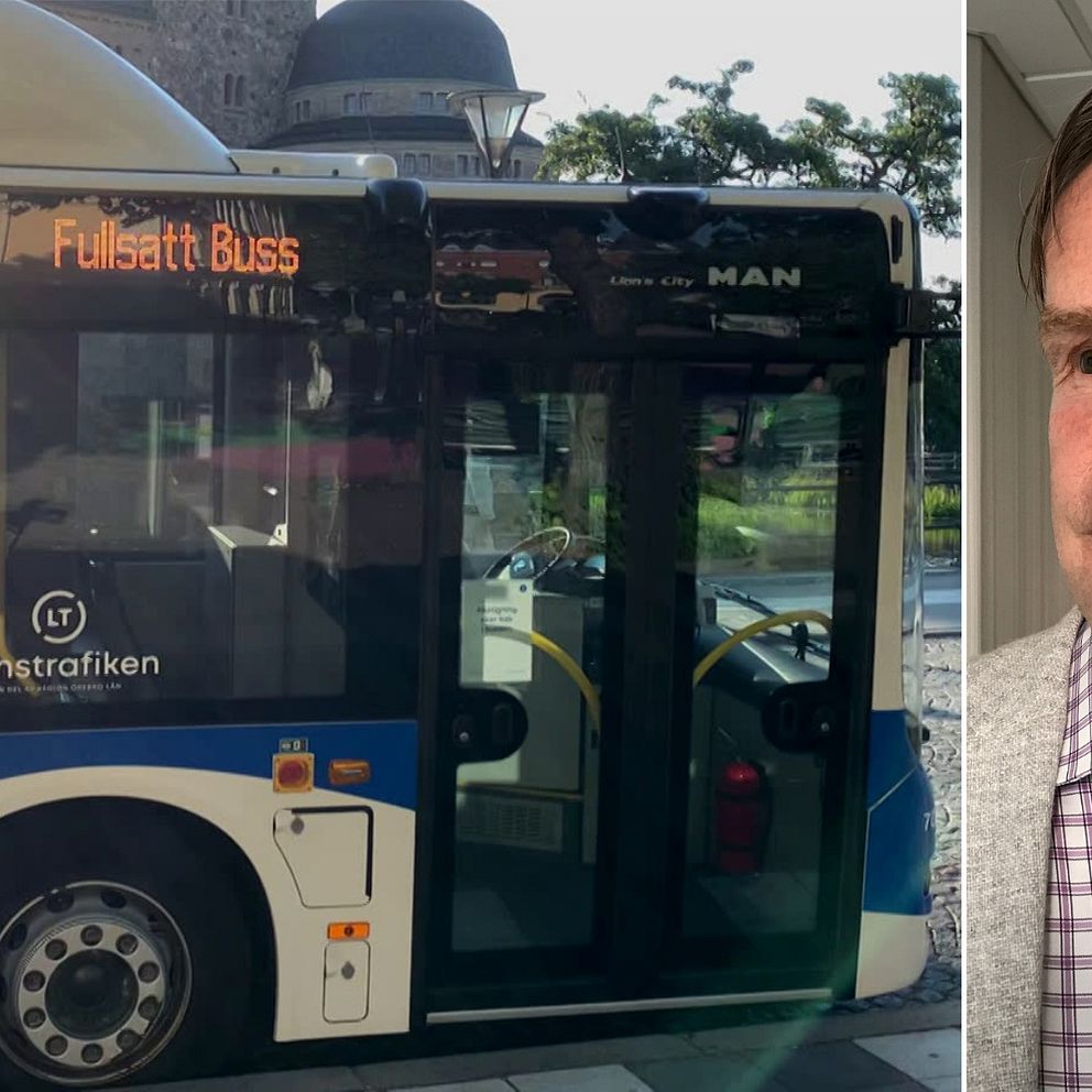 Caj Luoma chef kompetensförsörjningen på Transportföretagen. Om bussförarbrist.