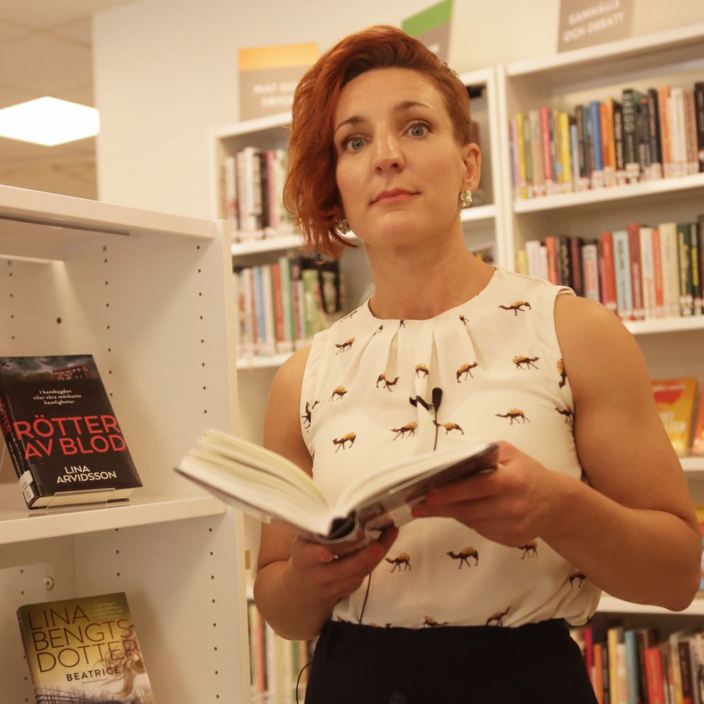 Anya Feltreuter är bibliotekschef på Mjölby kommun.
