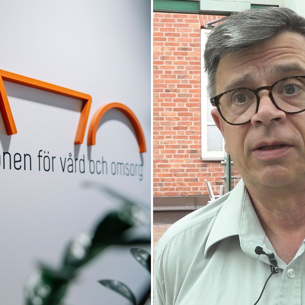 Peter Valverius och en bild på IVO:s logga.