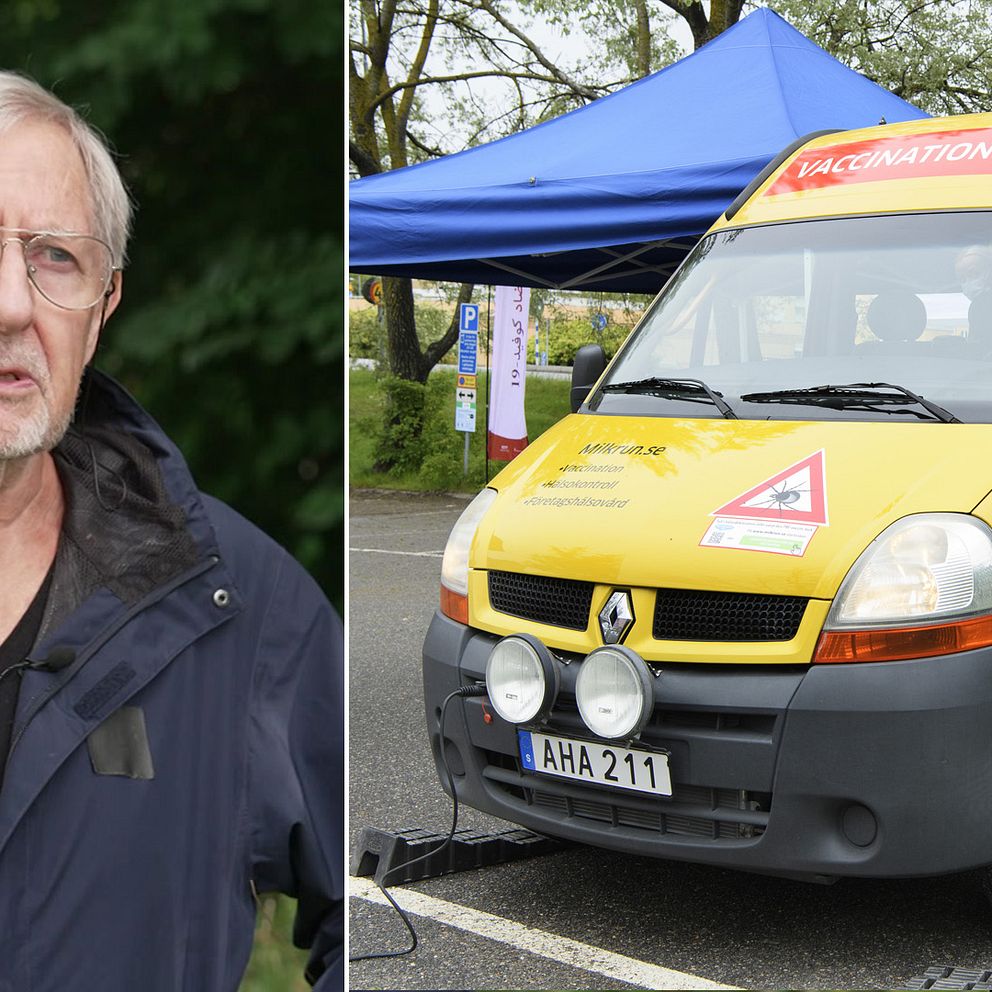 Följ med forskaren på fästingjakt: ”På Öland så har jag tagit tio fästingar per kvadratmeter”.