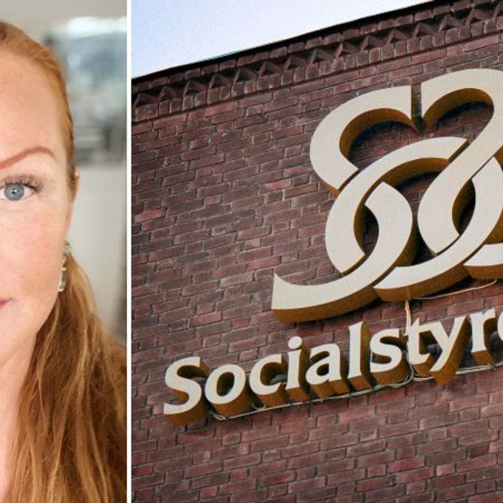 Logga Socialstyrelsen på en tegelvägg