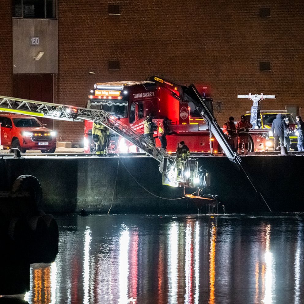 Det var vid Sydkajen i Malmö som bilen hittades under torsdagskvällen.