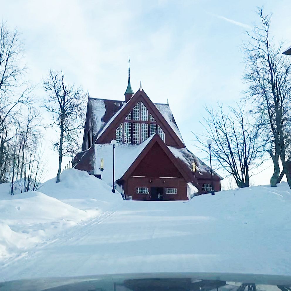 Carola Upptr der Vid Kyrkflytten I Kiruna SVT Nyheter