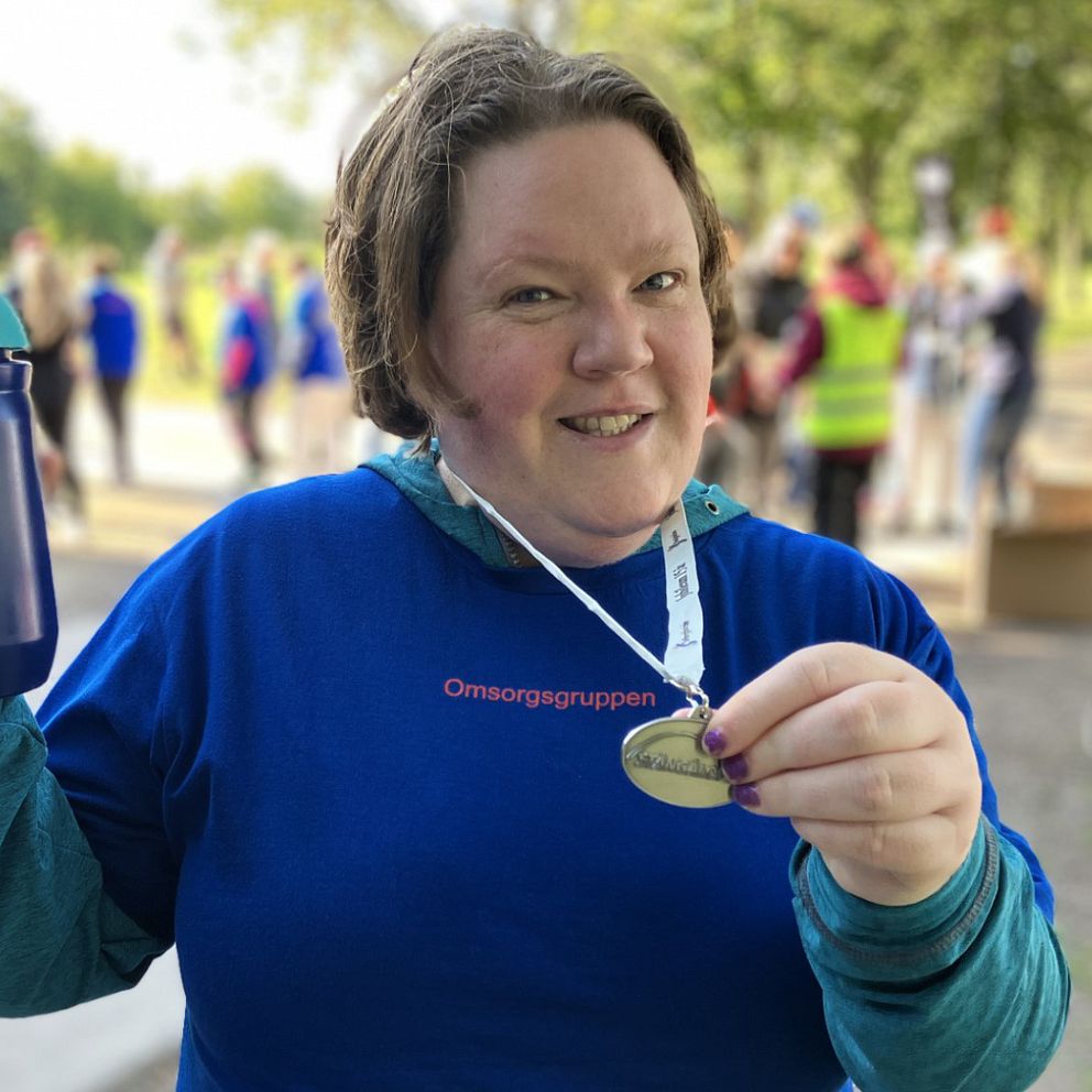 Ida Gunnarsson var en av de som sprang loppet under söndagen.