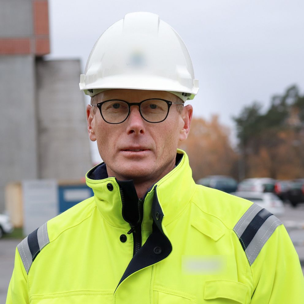 Jonas Nilsson, anläggningschef på Vattenfall