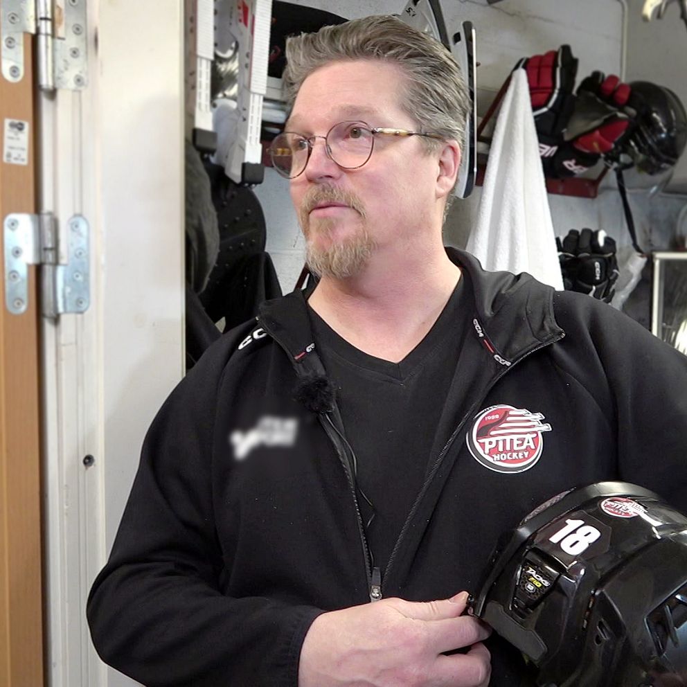 Piteå Hockeys materialförvaltare Peter Forsberg.