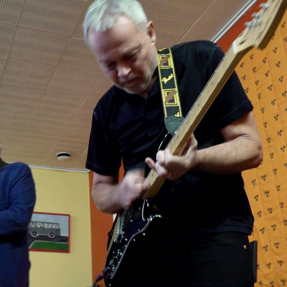 Mönsterås bluesband i replokal