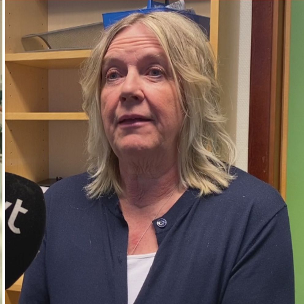 Sjuksköterska i arbete. Maria Jonzon, chef för hälsocentralen i Matfors.