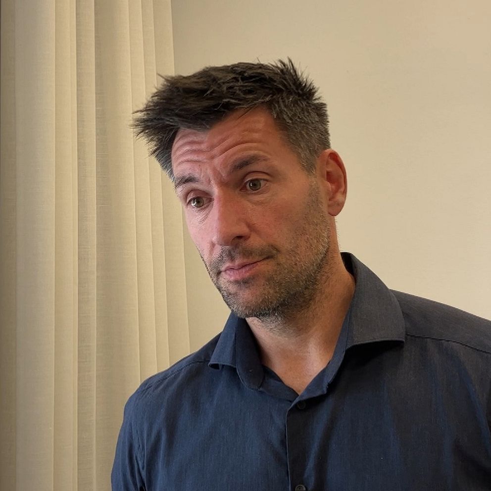 En bild på lägenheter och en på Stojan Lukovic