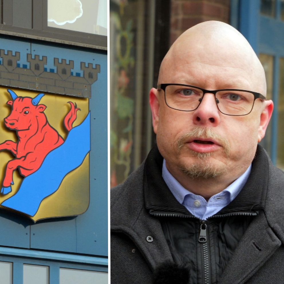 Till vänster: Kommunstyrelsens vice ordförande i Mariestad Henrik Andersson(M). Till höger: Oppositionsrådet Janne Jansson(S).
