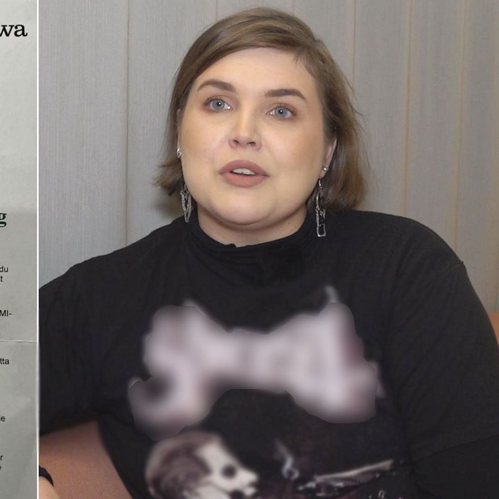 bred till vänster, Aino till höger