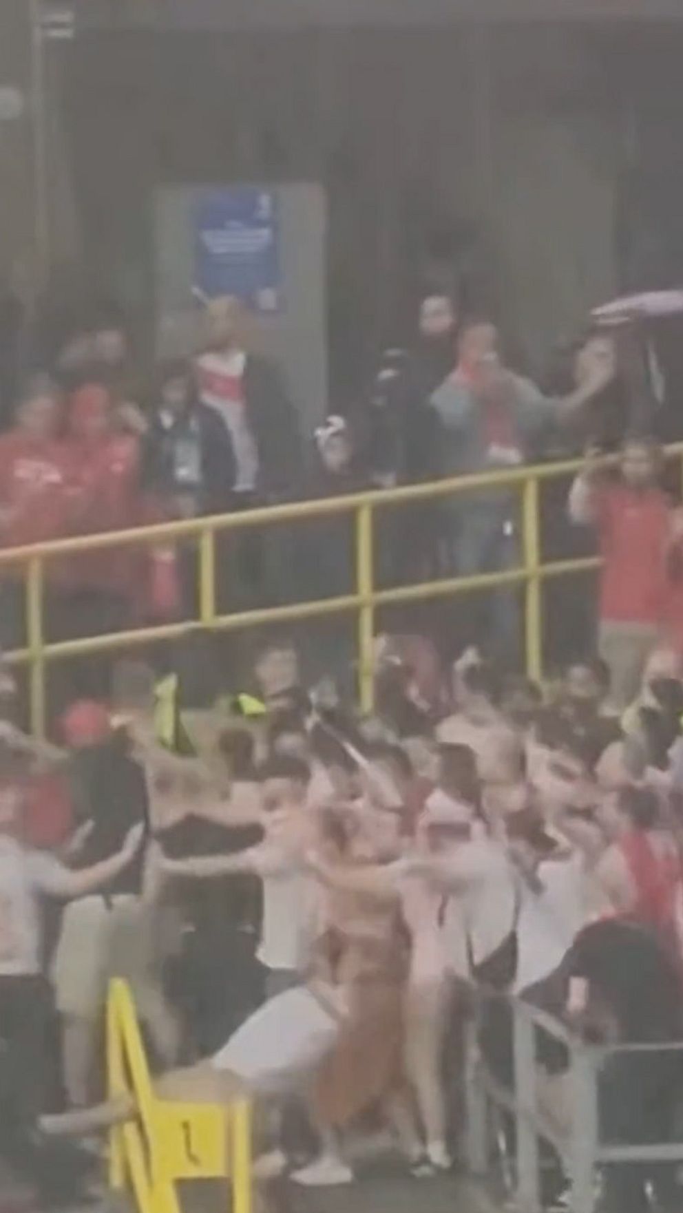 Fans bråkar