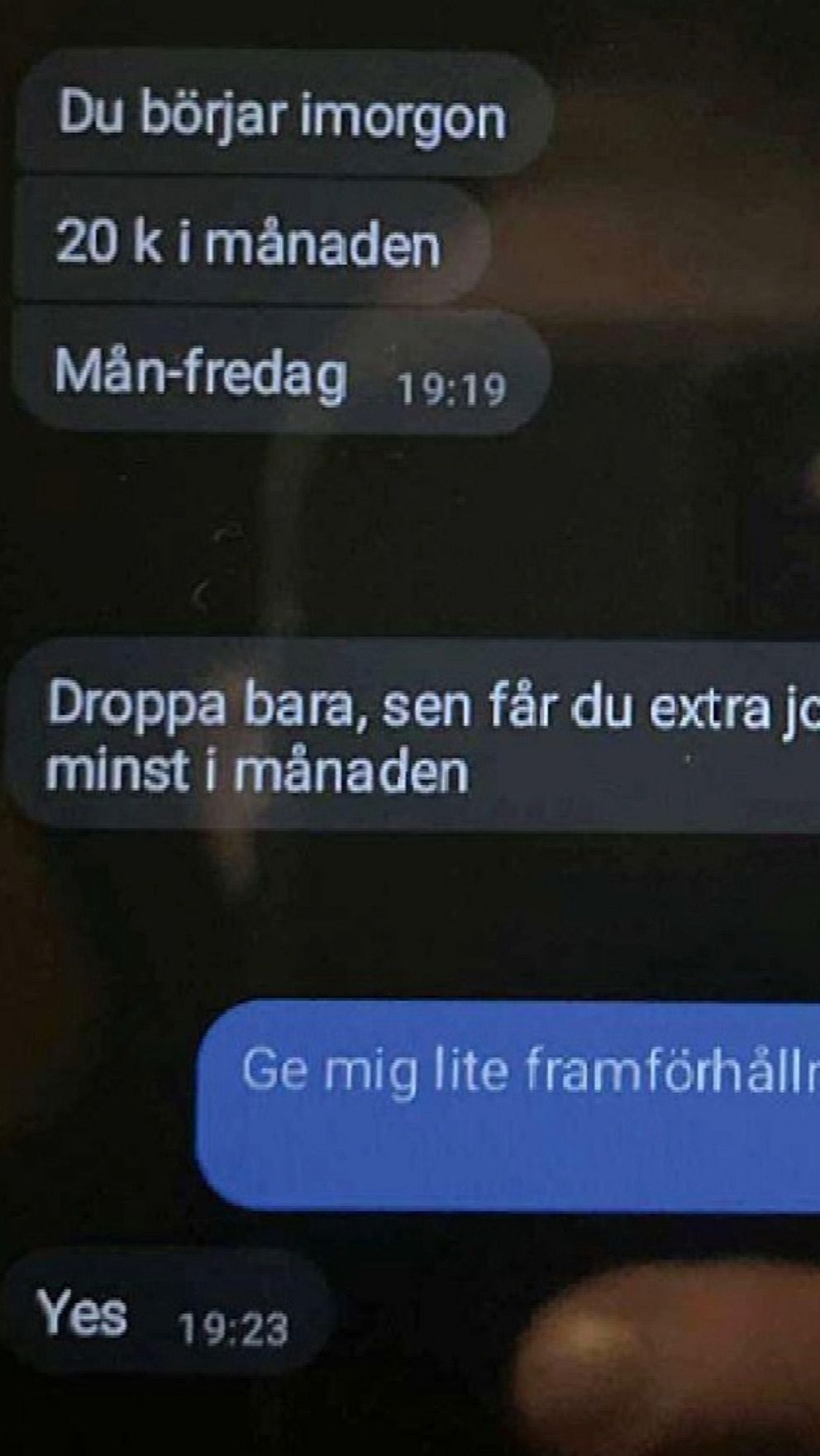 Knarkhandeln har varit ytterst välorganiserad där de inblandade betraktats som anställda i ett företag. Kurirerna i mellanledet har haft tydligt formulerade ”anställningsvillkor”. Se och hör mer i klippet. Foto: polisen