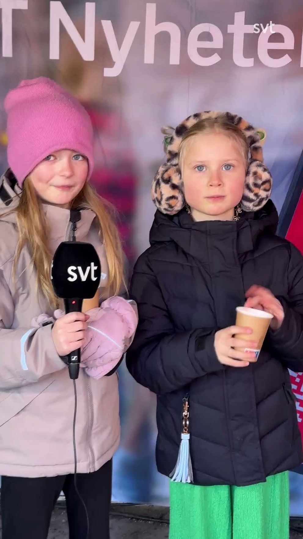 Här testar barn på att vara SVT-programledare | SVT Nyheter