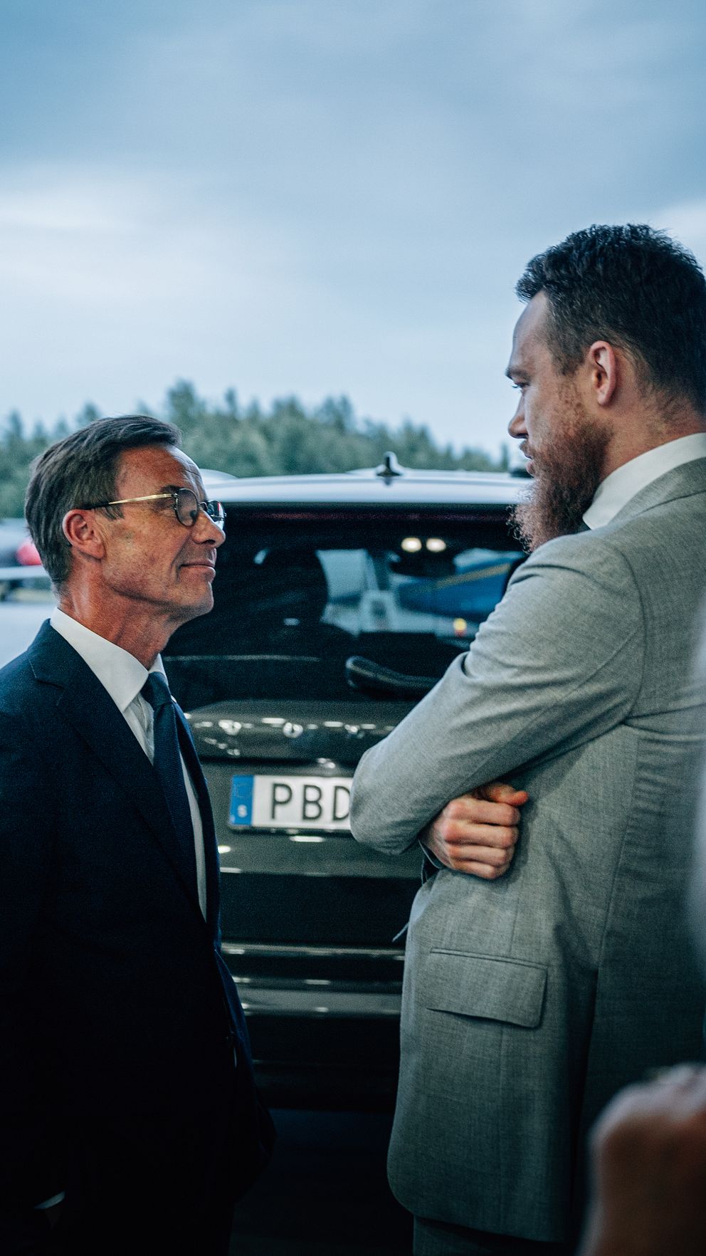 Johan Floderus och Ulf Kristersson.